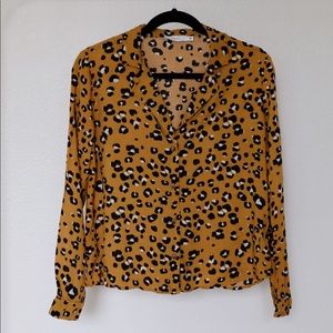 LUSH Leopard Blouse